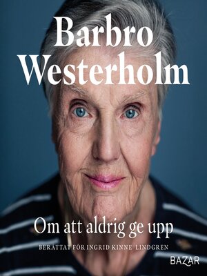 cover image of Om att aldrig ge upp